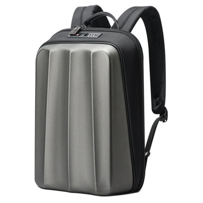Bopai 61-122579 Large Capacity Hard Shell Password Lock Waterproof Business Laptop Backpack(Grey) by Bopai