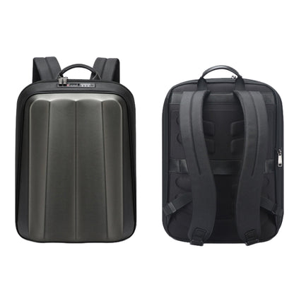 Bopai 61-122579 Large Capacity Hard Shell Password Lock Waterproof Business Laptop Backpack(Grey) by Bopai