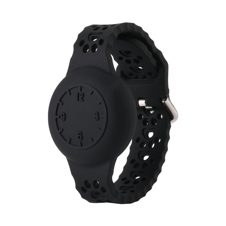 For Airtag Cat Claw Watch Strap Positioner Protective Cover Anti-lost Device Waterproof Case(Black) by bashfashion