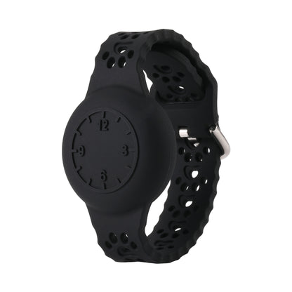 For Airtag Cat Claw Watch Strap Positioner Protective Cover Anti-lost Device Waterproof Case(Black) by bashfashion