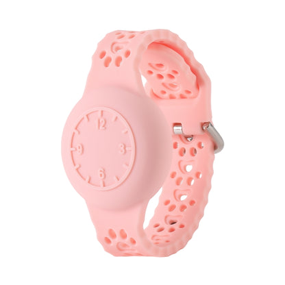 For Airtag Cat Claw Watch Strap Positioner Protective Cover Anti-lost Device Waterproof Case(Pink) by bashfashion
