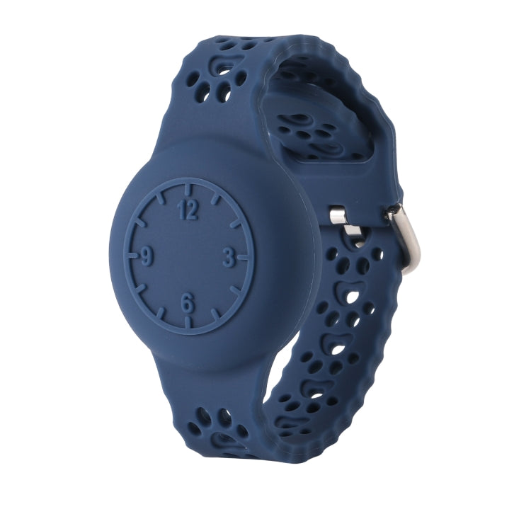 For Airtag Cat Claw Watch Strap Positioner Protective Cover Anti-lost Device Waterproof Case(Deep Blue) by bashfashion