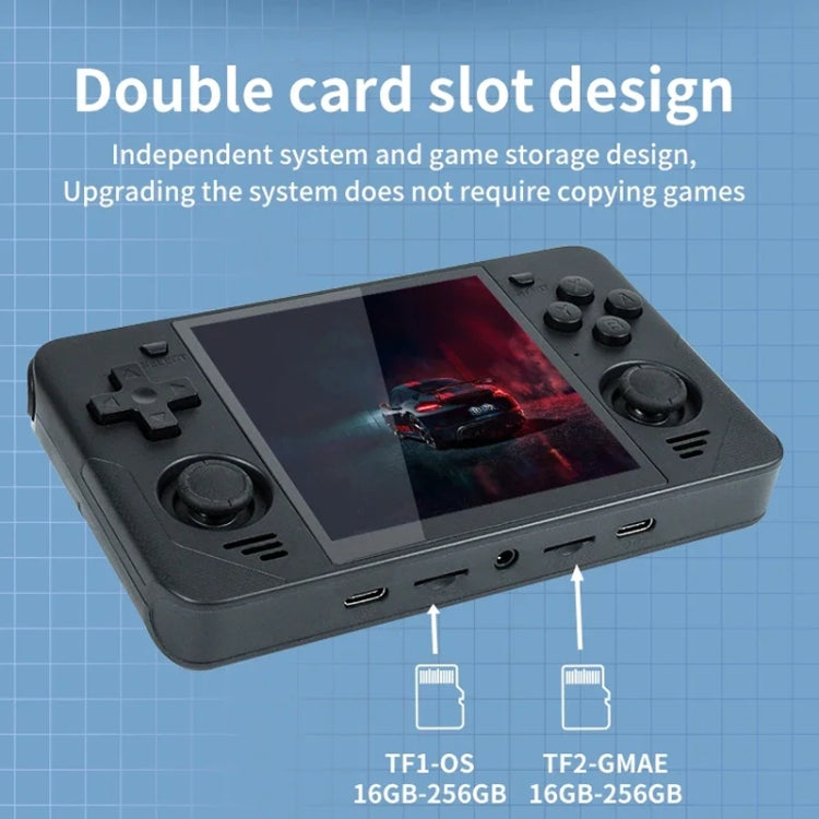 POWKIDDY RGB30 4 Inch IPS Screen Handheld Game Console Built In WIFI＋Bluetooth 16GB+128GB(Black) by POWKIDDY