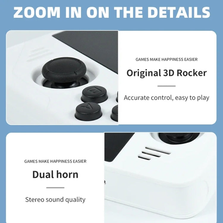 POWKIDDY RGB30 4 Inch IPS Screen Handheld Game Console Built In WIFI＋Bluetooth 16GB+256GB(White) by POWKIDDY