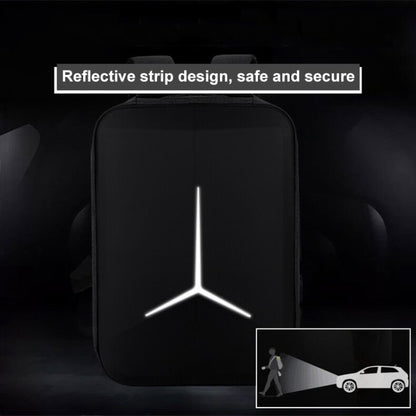 15 inch Multifunctional Waterproof Business Sports Laptop Backpack with USB Port(Dark Gray) by bashfashion