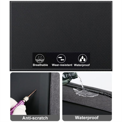 15 inch Multifunctional Waterproof Business Sports Laptop Backpack with USB Port(Black) by bashfashion