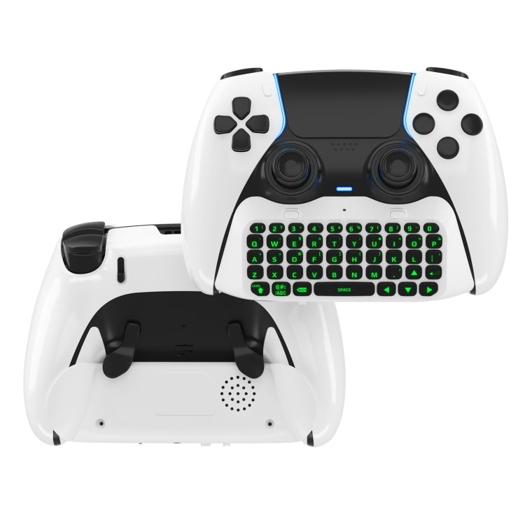 For PS5 JYS-P5172 Gamepad Wireless Bluetooth External Keyboard, Without Gamepad(White) by JYS