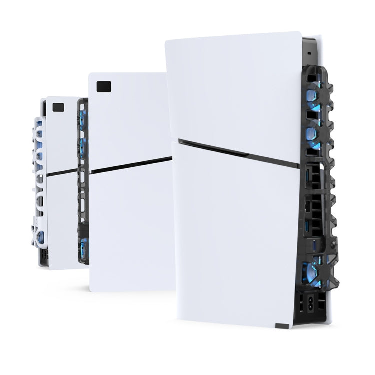 For PS5 Slim DOBE TP5-3538 Host Rear Blu-ray Fan Thermal Cooling Fan(White) by DOBE