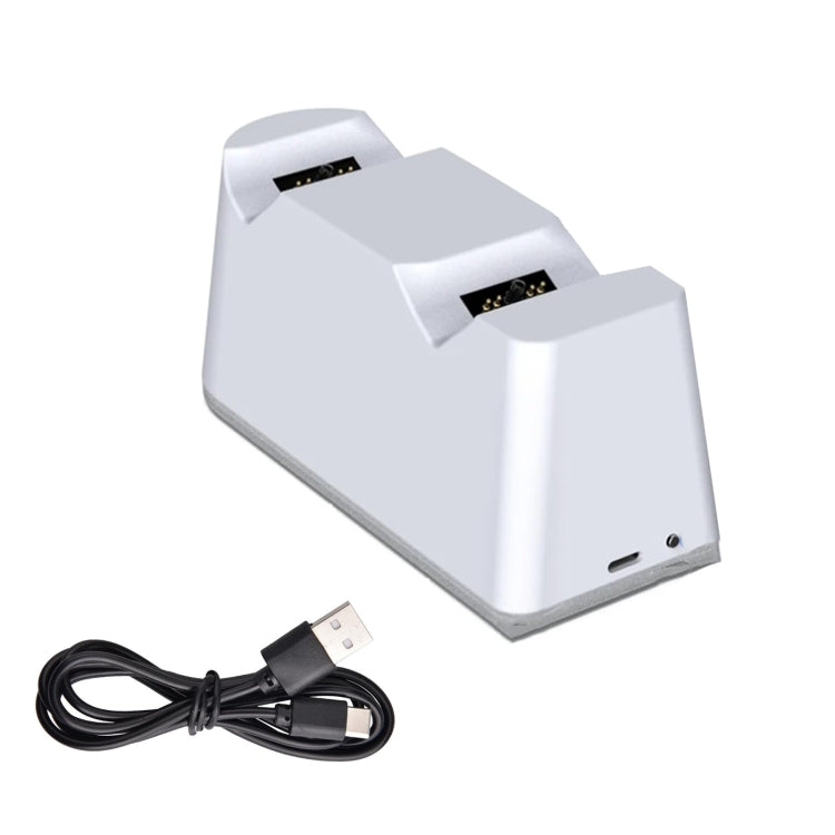 For PS5 Handle Charger Colorful Grip Double Fast Charging LED Lamp Seat Charger by bashfashion