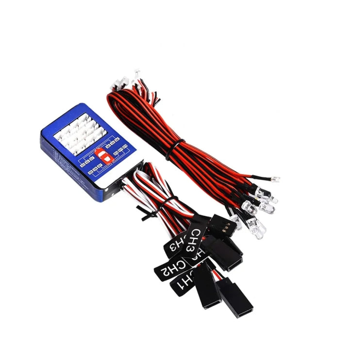 12 LED Lighting Kit Steering Brake for 1/10 Scale Models RC Car by bashfashion