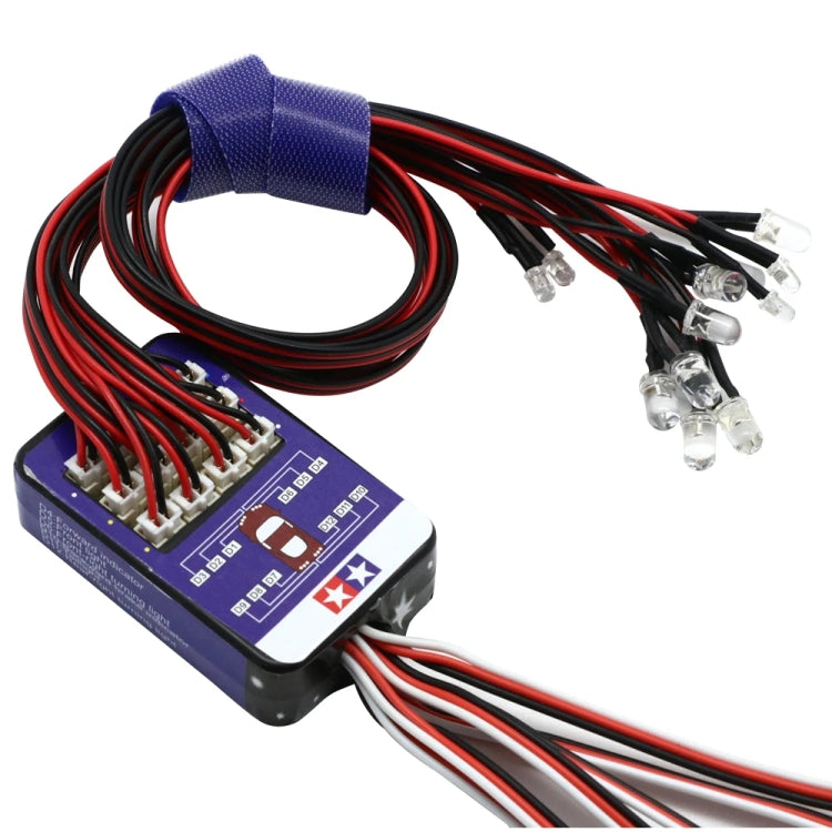 12 LED Lighting Kit Steering Brake for 1/10 Scale Models RC Car by bashfashion