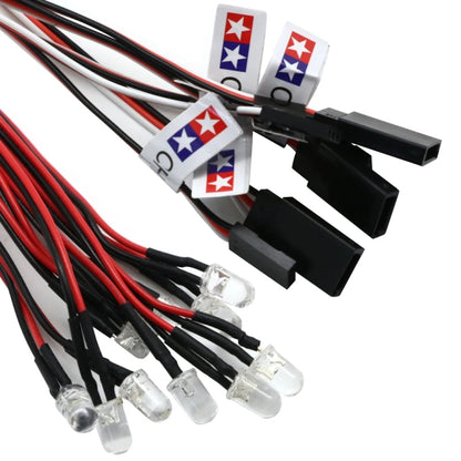 12 LED Lighting Kit Steering Brake for 1/10 Scale Models RC Car by bashfashion