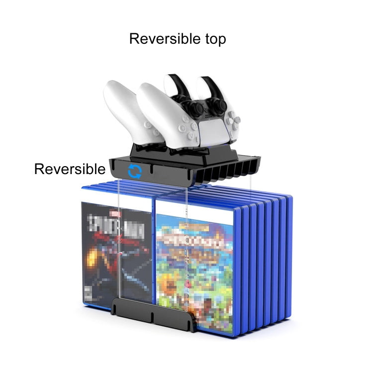 Game Card CD Disk Storage Bracket Wall Mounted Storage CD Case(Black) by bashfashion