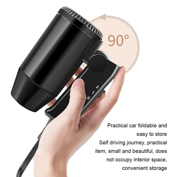 12V Car Outdoor Multi-function Handheld Hair Dryer(Black) by bashfashion