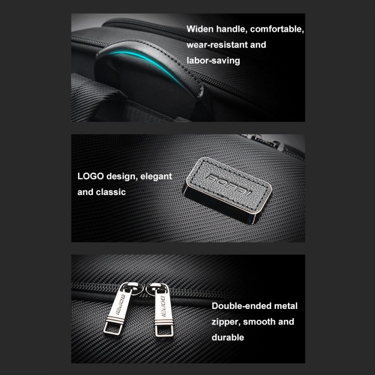 Bopai 61-123561 Large Capacity Business Trip Laptop Backpack(Black) by Bopai