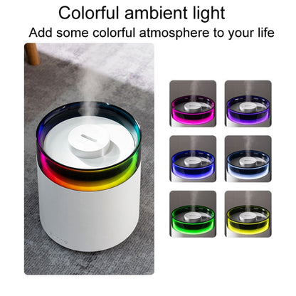 H10 Home Portable Office Aromatherapy Diffuser Running Horse Night Light Large Fog Humidifier(Black) by bashfashion