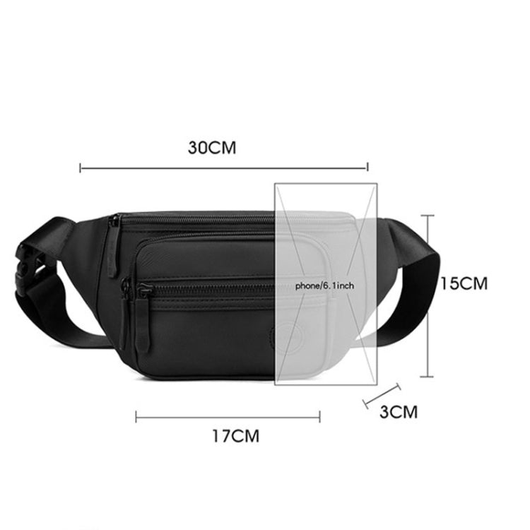 WEPOWER Leisure Sports Outdoor Messengers Bag Large Capacity Chest Bag(Dark Blue) by bashfashion