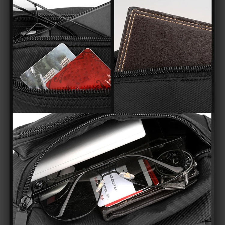 WEPOWER Leisure Sports Outdoor Messengers Bag Large Capacity Chest Bag(Dark Blue) by bashfashion