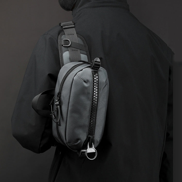 WEPOWER Men Sports Waist Bag Simple Single Shoulder Satchel(Grey) by WEPOWER