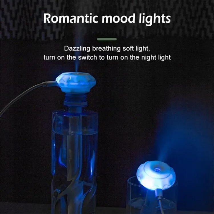 USB Plug-in Mini Portable Detachable Car Humidifier, Spec: Humidifier+1set Sticks by bashfashion