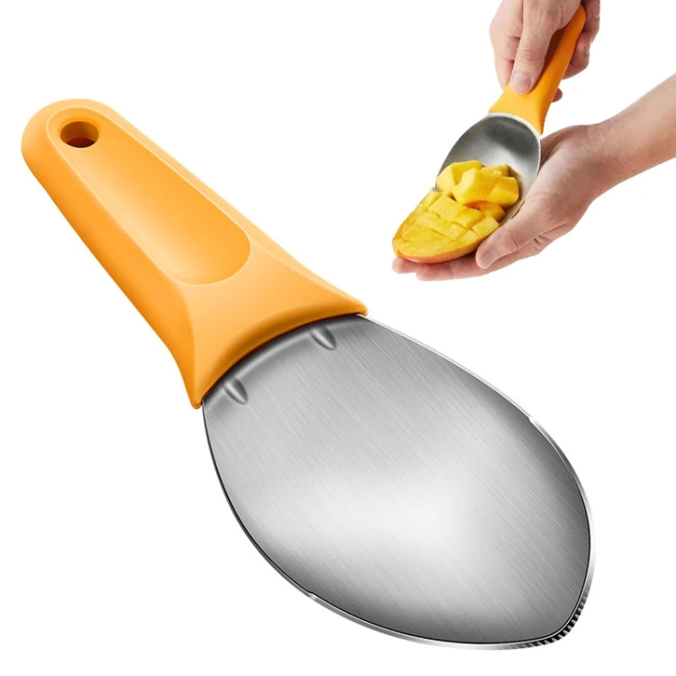 Mango Slicing and Dicing Tool Multifunctional Stainless Steel Fruit Peel Separator(1pcs) by bashfashion