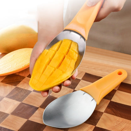 Mango Slicing and Dicing Tool Multifunctional Stainless Steel Fruit Peel Separator(1pcs) by bashfashion