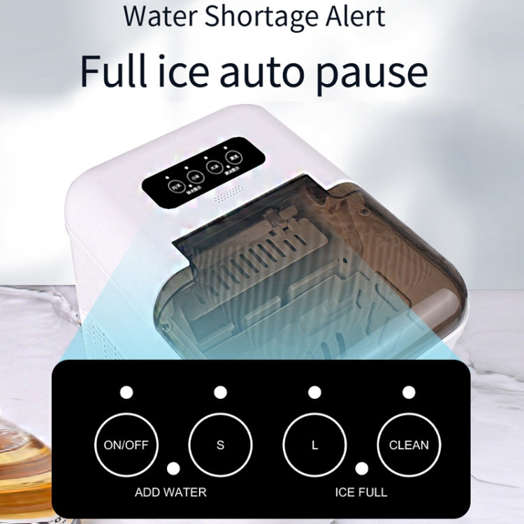 Small Multifunctional Remote Control Ice Maker(EU Plug) by bashfashion
