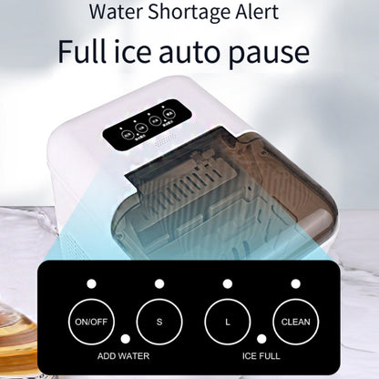 Small Multifunctional Remote Control Ice Maker(EU Plug) by bashfashion