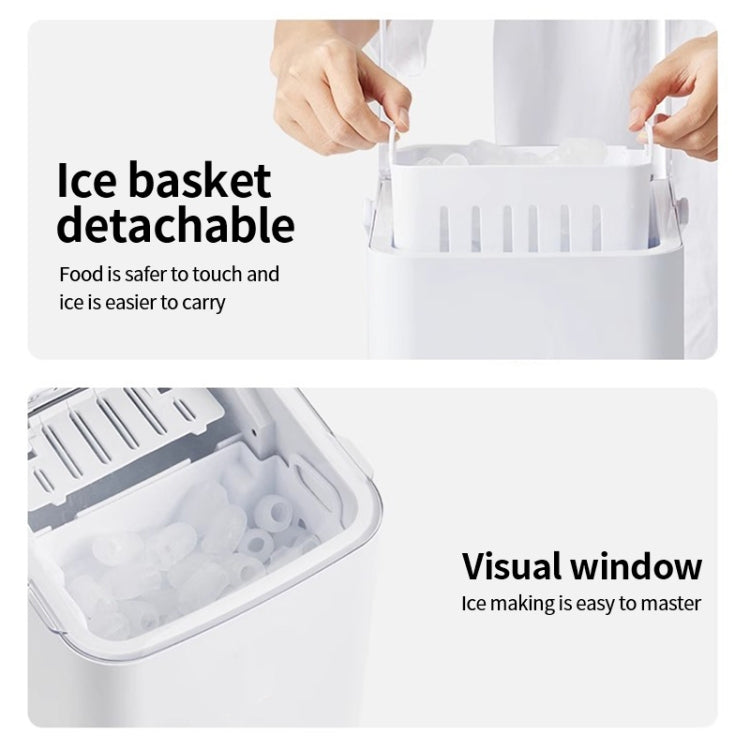 Small Multifunctional Remote Control Ice Maker(EU Plug) by bashfashion