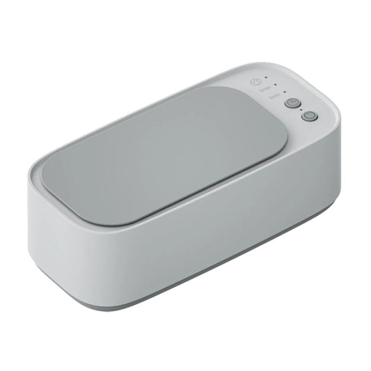 Electrical Ultrasonic Cleaner 3-speed Timing Jewelry Watches Braces Eyeglasses Cleaning Device(White) by bashfashion