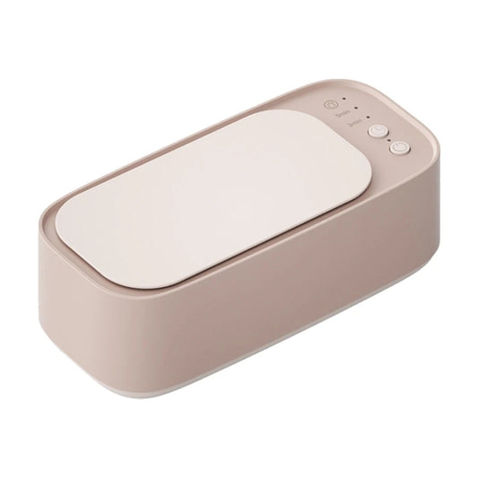 Electrical Ultrasonic Cleaner 3-speed Timing Jewelry Watches Braces Eyeglasses Cleaning Device(Pink) by bashfashion