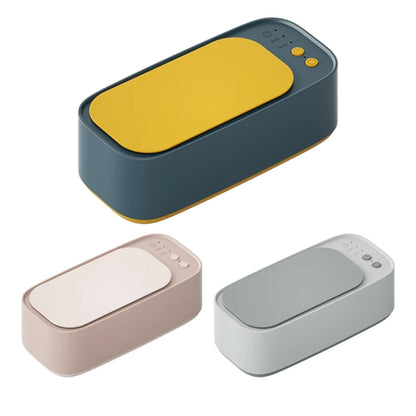 Electrical Ultrasonic Cleaner 3-speed Timing Jewelry Watches Braces Eyeglasses Cleaning Device(Pink) by bashfashion