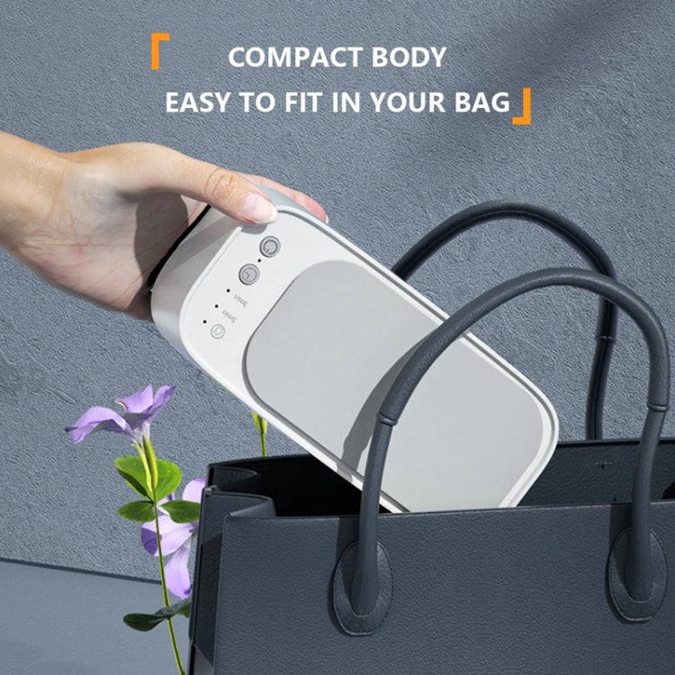 Electrical Ultrasonic Cleaner 3-speed Timing Jewelry Watches Braces Eyeglasses Cleaning Device(White) by bashfashion