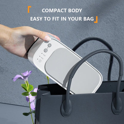 Electrical Ultrasonic Cleaner 3-speed Timing Jewelry Watches Braces Eyeglasses Cleaning Device(White) by bashfashion