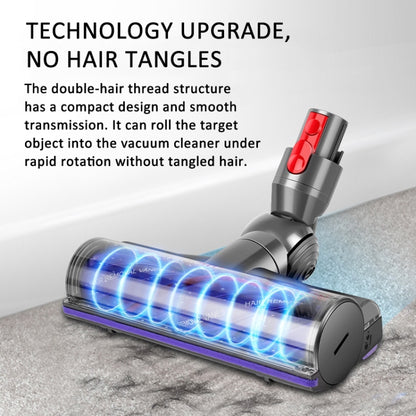 For Dyson V7 / V8 / V10 / V11 Vacuum Cleaner Soft Velvet Roller Direct Drive Brush Head by bashfashion