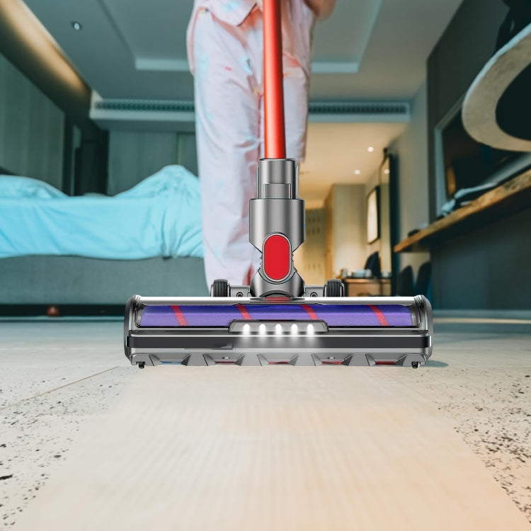 For Dyson V7 V8 V10 V11 Vacuum Cleaner Motor Head Soft Bristle Roller Brush With Light by bashfashion