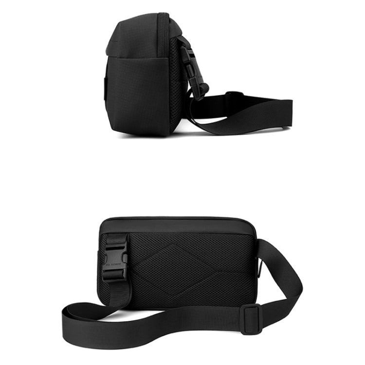 WEPOWER Men Casual Single Shoulder Crossbody Bag Functional Style Chest Bag(Grey) by WEPOWER