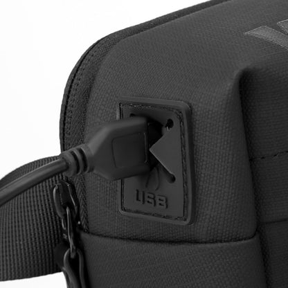 WEPOWER Men Casual Single Shoulder Crossbody Bag Functional Style Chest Bag(Grey) by WEPOWER