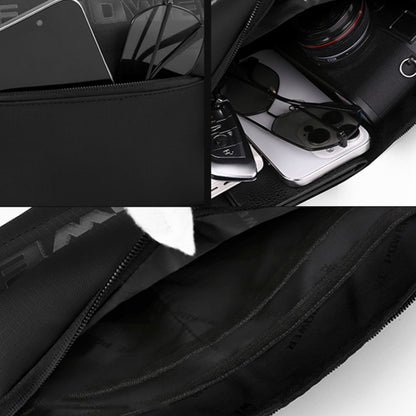 WEPOWER Men Casual Single Shoulder Crossbody Bag Functional Style Chest Bag(Grey) by WEPOWER