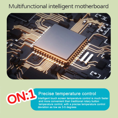 1200W Commercial Waffle Maker Stainless Steel Rotatable Waffle Machine UK Plug by bashfashion