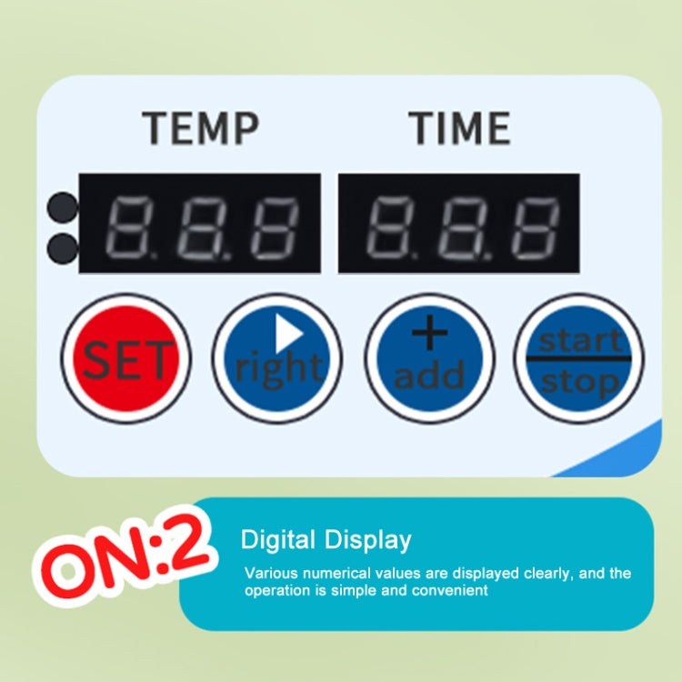 1200W Commercial Waffle Maker Stainless Steel Rotatable Waffle Machine EU Plug by bashfashion