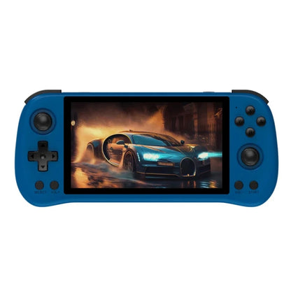 POWKIDDY X55 Game Console 5.5 Inch 1280 X 720 IPS Screen RK3566 Linux System Open-Source Retro Video Player 16GB+128GB(Blue) by POWKIDDY