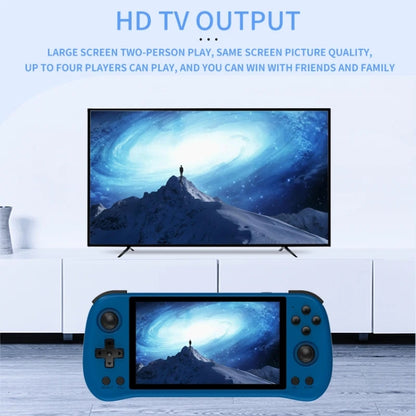 POWKIDDY X55 Game Console 5.5 Inch 1280 X 720 IPS Screen RK3566 Linux System Open-Source Retro Video Player 16GB+128GB(Blue) by POWKIDDY