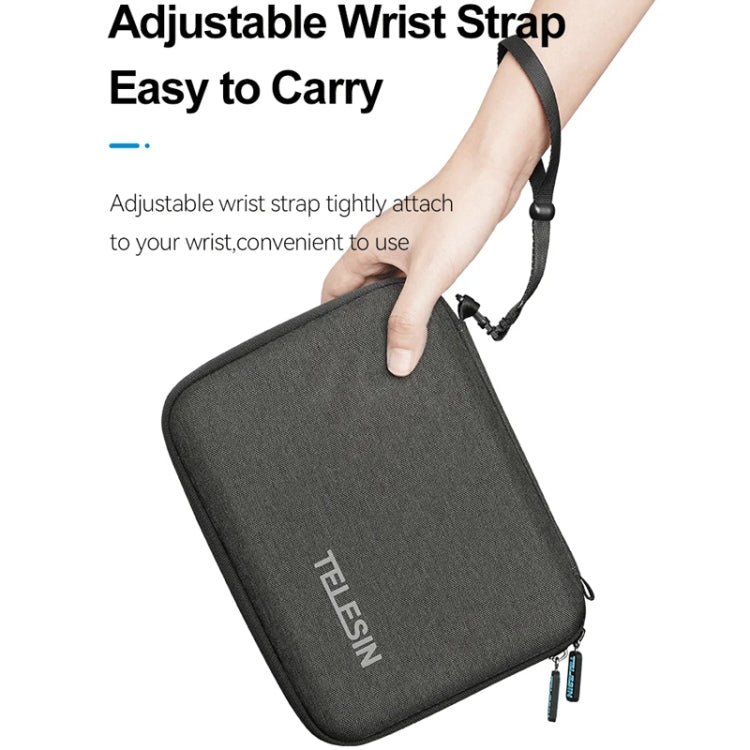 TELESIN GP-PRC-213 Sports Camera Universal Medium Storage Bag Carrying Case by TELESIN