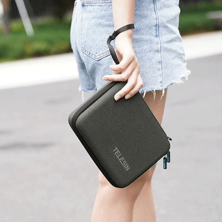 TELESIN GP-PRC-213 Sports Camera Universal Medium Storage Bag Carrying Case by TELESIN