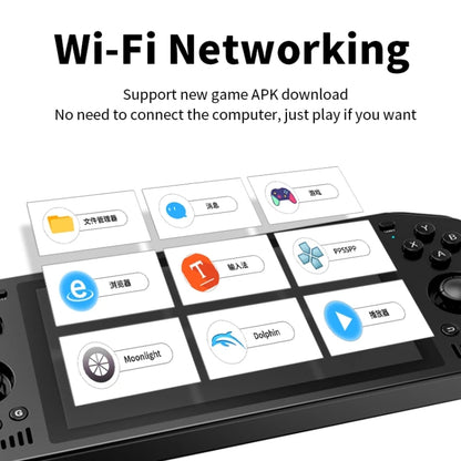 POWKIDDY X28 Android 11 Handheld Retro Game Console 5.5 Inch Touch IPS Screen Game Machine 4+64G by POWKIDDY