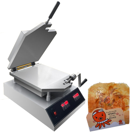 Japanese Paper Thin Seafood Cracker Pancake Machine US Plug 110V 2200W by bashfashion
