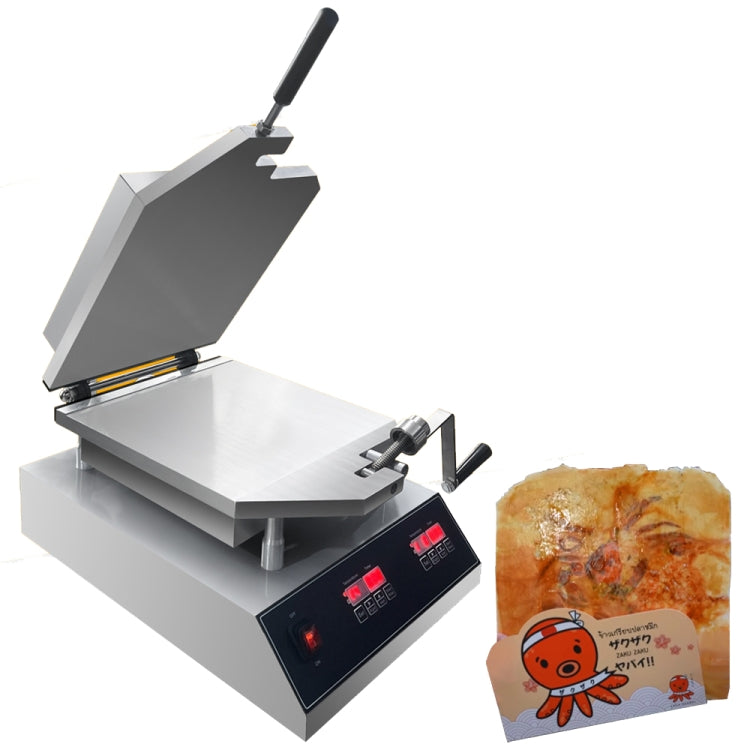 Japanese Paper Thin Seafood Cracker Pancake Machine EU Plug 220V 2800W by bashfashion