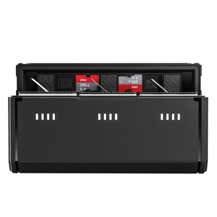 TELESIN GP-HPB-012 Pocket Multifunctional Storage Charging Box For GoPro HERO12 Black / HERO11 Black / HERO10 Black / HERO9 Black(Single Charging Box) by TELESIN