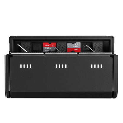 TELESIN GP-HPB-012 Pocket Multifunctional Storage Charging Box For GoPro HERO12 Black / HERO11 Black / HERO10 Black / HERO9 Black(Single Charging Box) by TELESIN